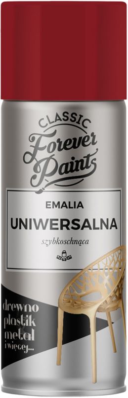 Forever Paints universal hurtigttørrende emaljespray 400 ml purpur