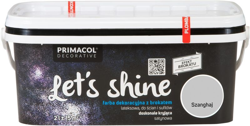Primacol Let's Shine Makau dekorativ maling lys brun 2 l