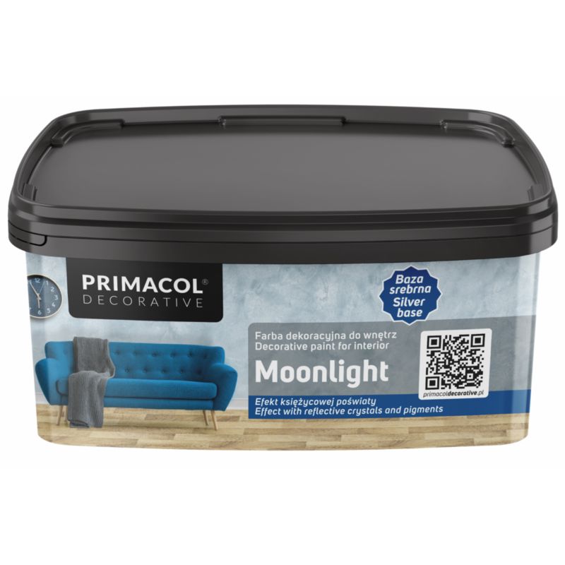 Primacol Moonlight dekorativ maling sølv 1 l