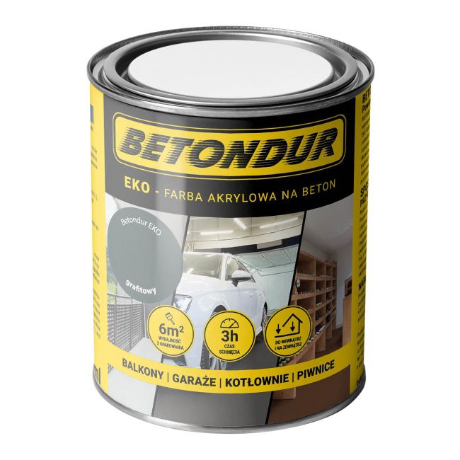 Betondur Eko grafit betonmaling 0,75 l