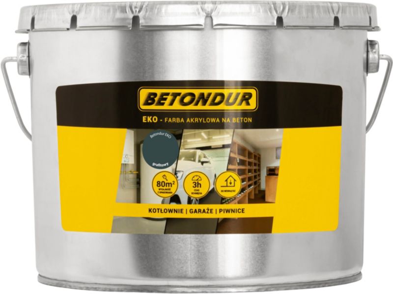 Betondur Eko betonmaling grafit 10 l