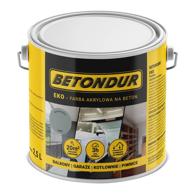 Betondur Eko grå betonmaling 2,5 l