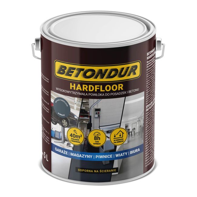 Betondur Hardfloor grafitgrå betonmaling 5 l