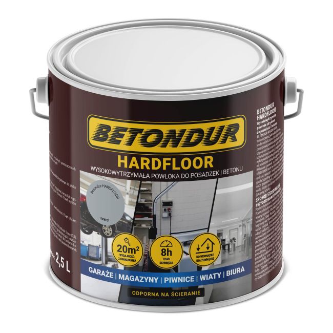 Betondur Hardfloor grå betonmaling 2,5 l