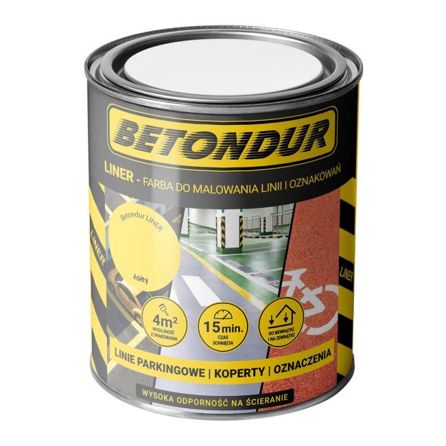 Betondur Liner gul betonmaling 0,75 l