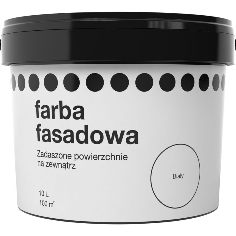 Hvid facadefarve 10 l