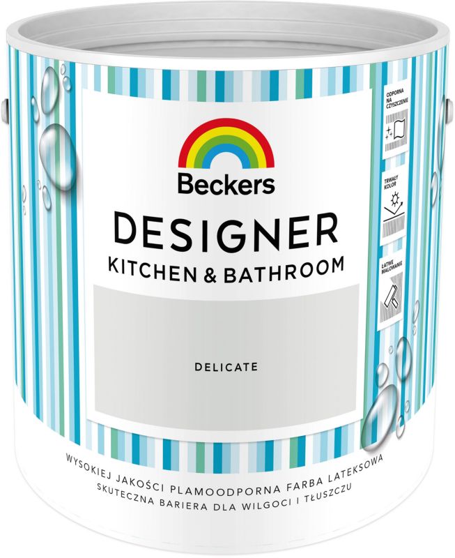 Beckers Designer Kitchen & Bathroom farve i farven Delicate 2,5 l