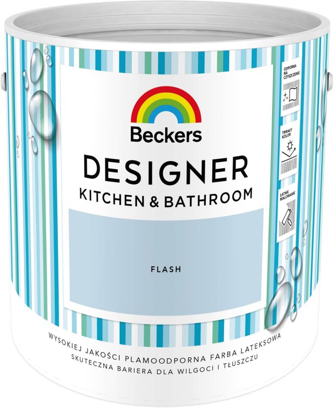 Beckers Designer Kitchen & Bathroom farve Flash 2,5 l