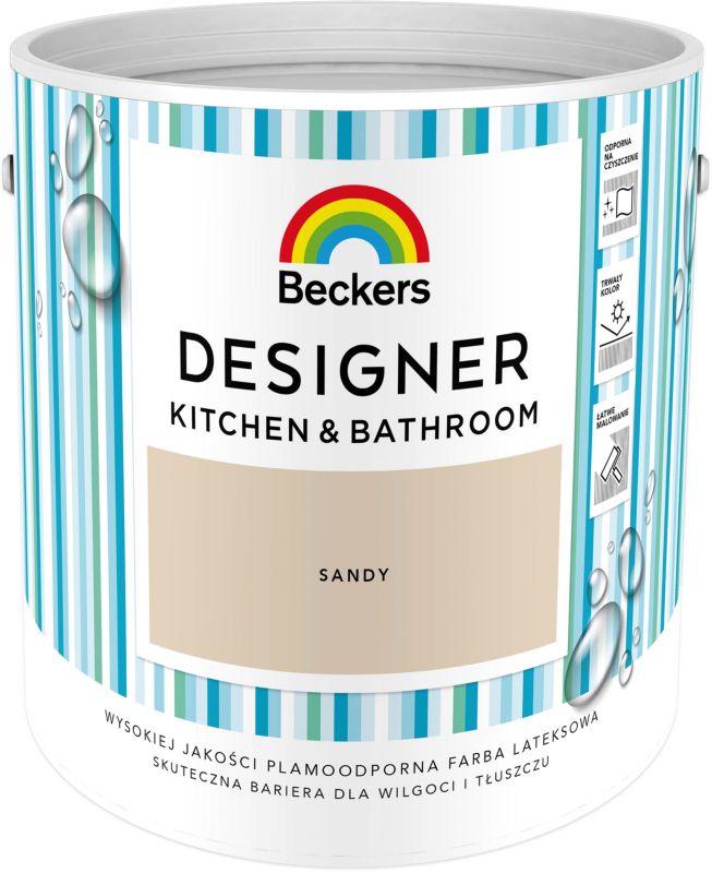 Beckers Designer Kitchen & Bathroom farve Sandy 2,5 l