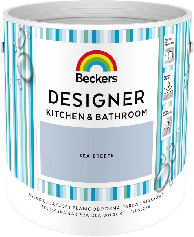 Beckers Designer Kitchen & Bathroom farve Sea Breeze 2,5 l
