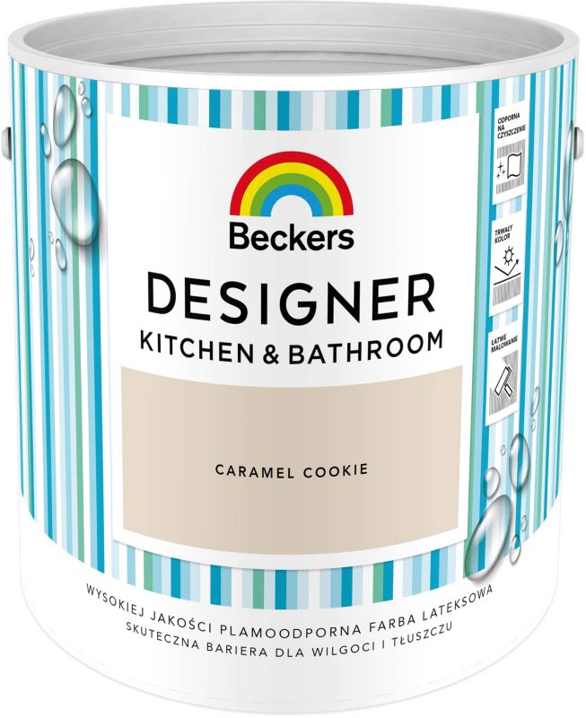 Beckers DesignQ138:Q277er Kitchen&Bathroom farve Caramel Cookie 2,5 l
