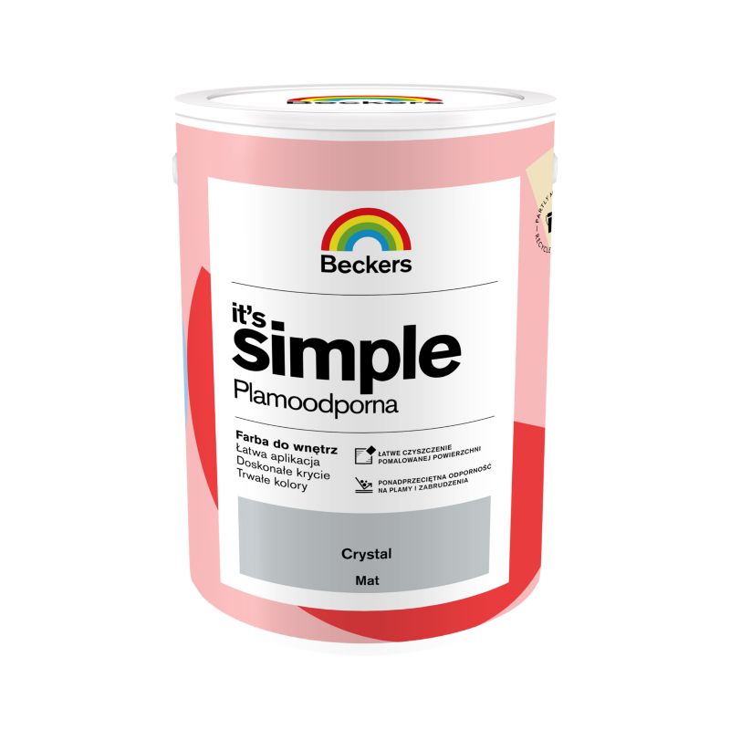 Beckers It's Simple crystal farve 5 l