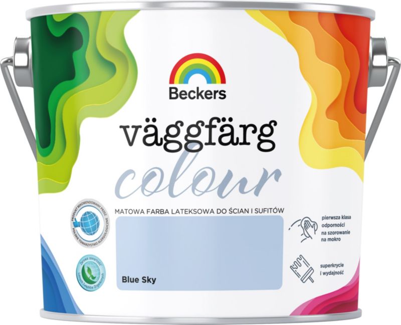 Beckers Vaggfarg Colour blå himmel 2,5 l