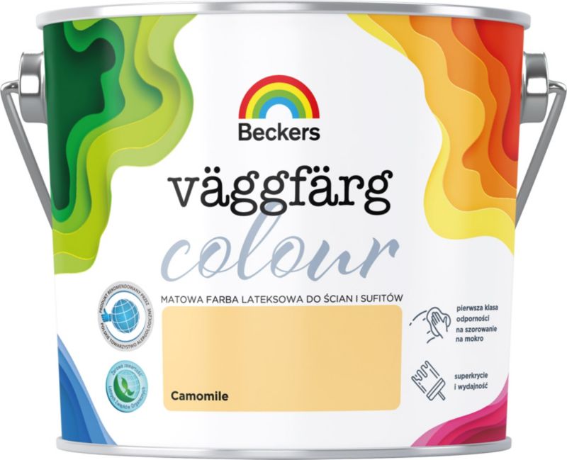 Beckers Vaggfarg Colour camomile farve 2,5 l