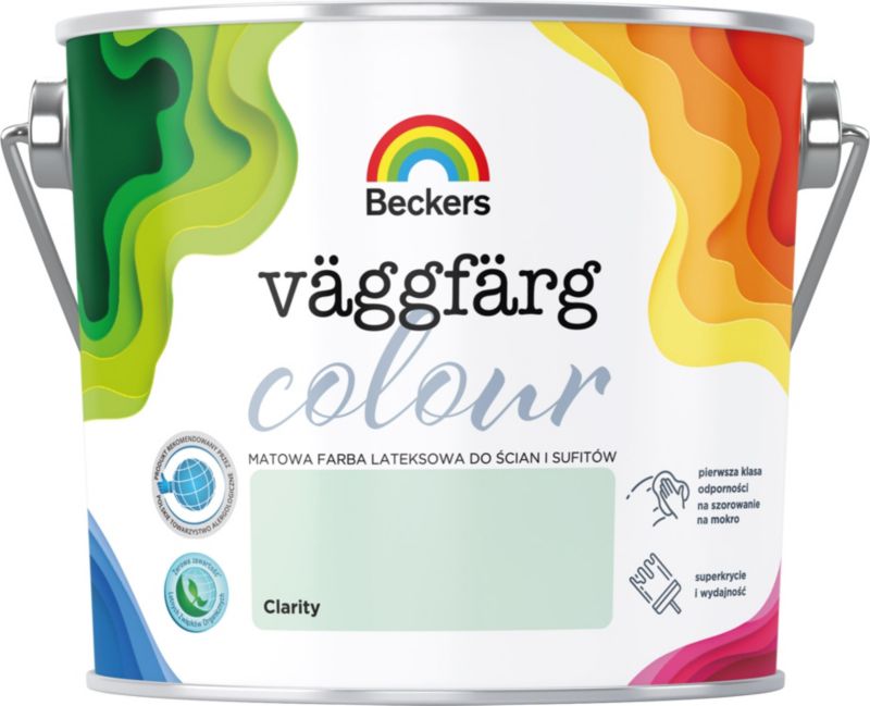 Beckers Vaggfarg Colour Clarity farve 2,5 l
