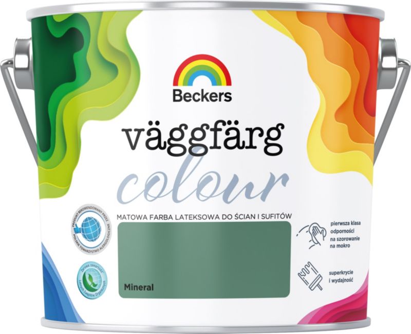 Beckers Vaggfärg Colour mineral farve 2,5 l