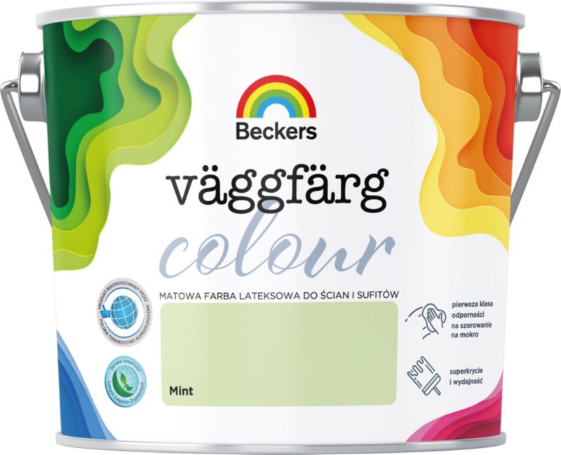 Beckers Vaggfarg Colour mint farve 2,5 l