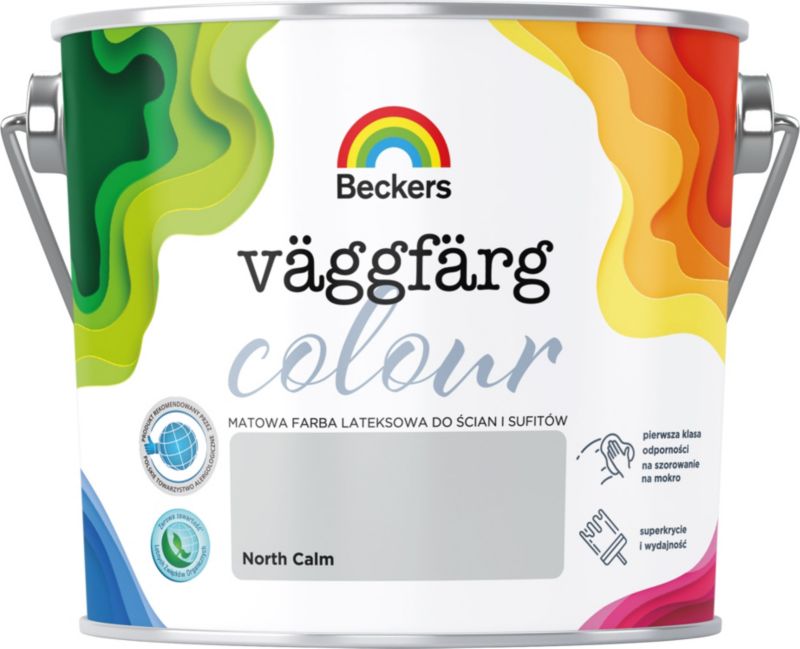 Beckers Vaggfarg Colour north calm farve 2,5 l