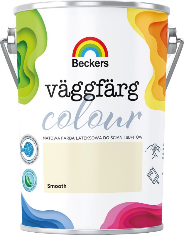 Beckers Vaggfarg Colour smooth farve 5 l