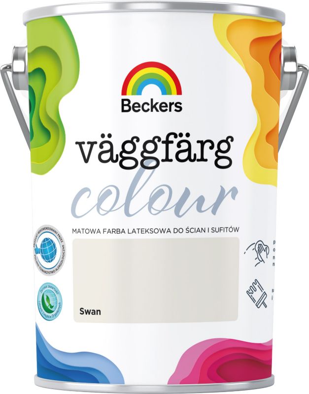 Beckers Vaggfarg Colour Swan farve 5 l