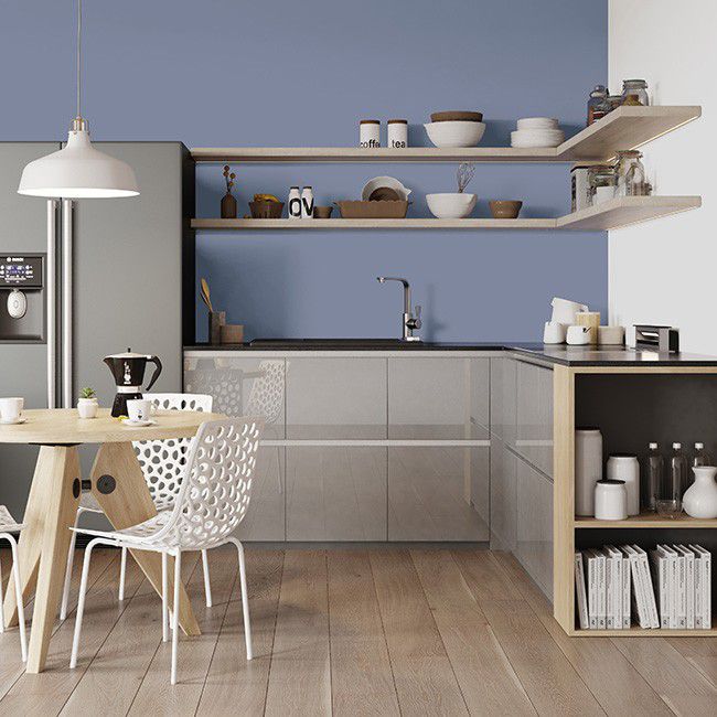 Dekoral farve til badeværelse og køkken i farven Grå Dråbe 2,5 l