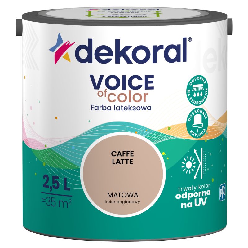 Dekoral Voice of Color farve cafe latte 2,5 l