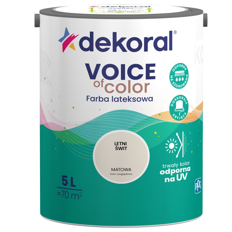 Dekoral Voice of Color farve i farven Sommermorgen 5 l