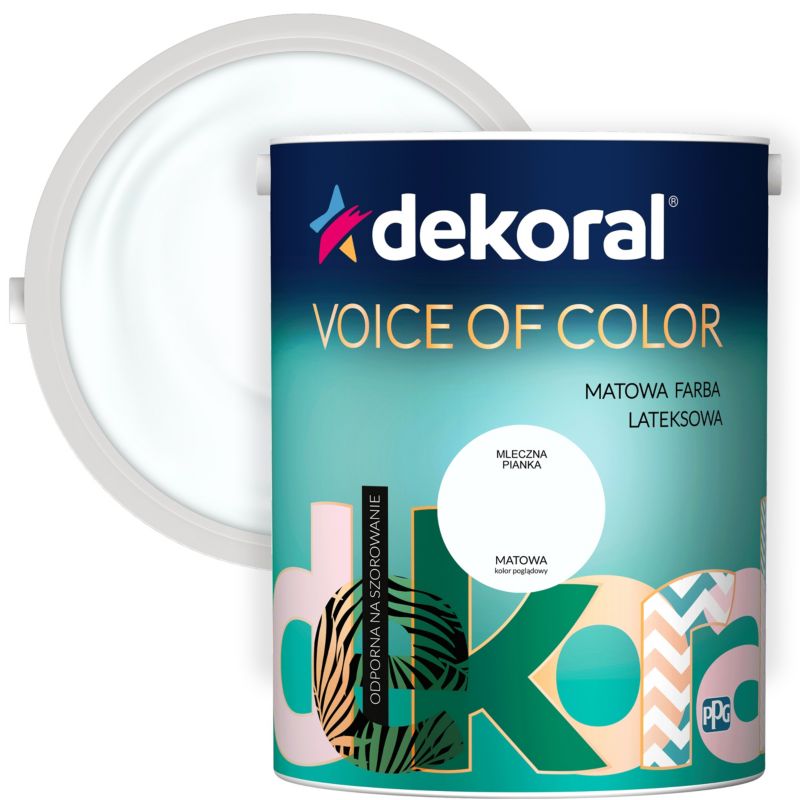 Dekoral Voice of Color farve i farven Mælkeskum 2,5 l
