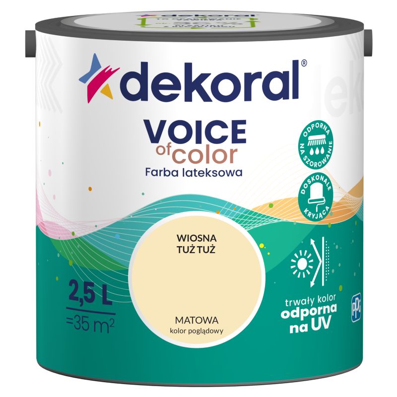 Dekoral Voice of Color farve "Forår lige om hjørnet" 2,5 l