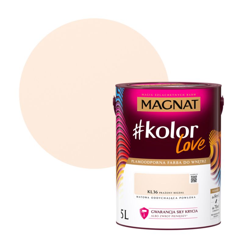 Magnat #kolorLove KL36 farve i farven ristet mandel 5 l