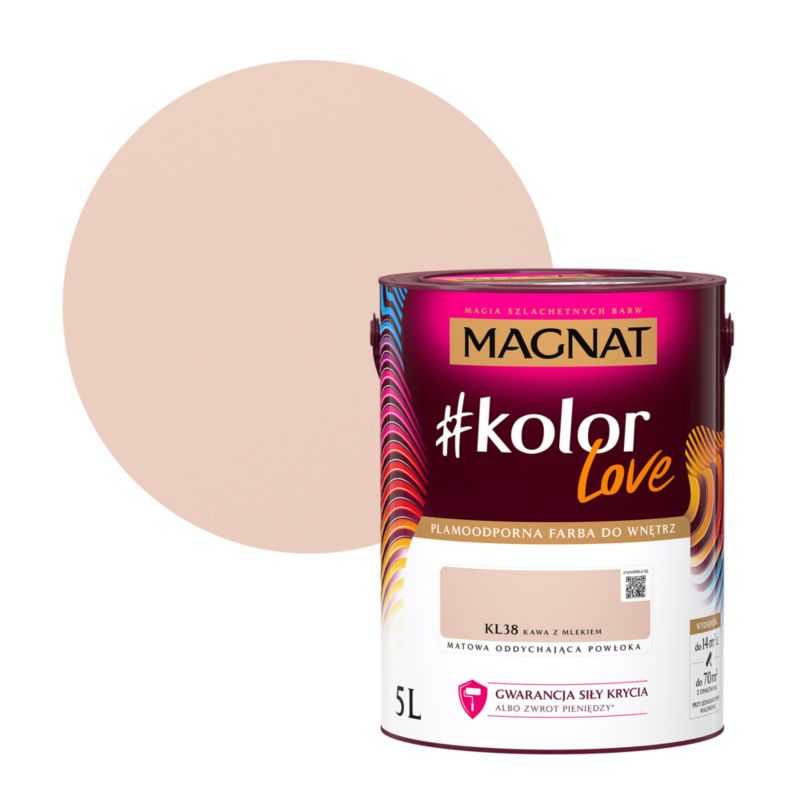 Magnat #kolorLove KL38 farve i farven kaffe med mælk 5 l