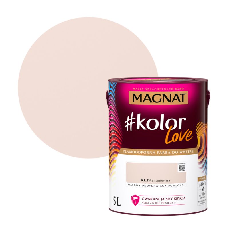Magnat #kolorLove KL39 kold beige farve 5 l