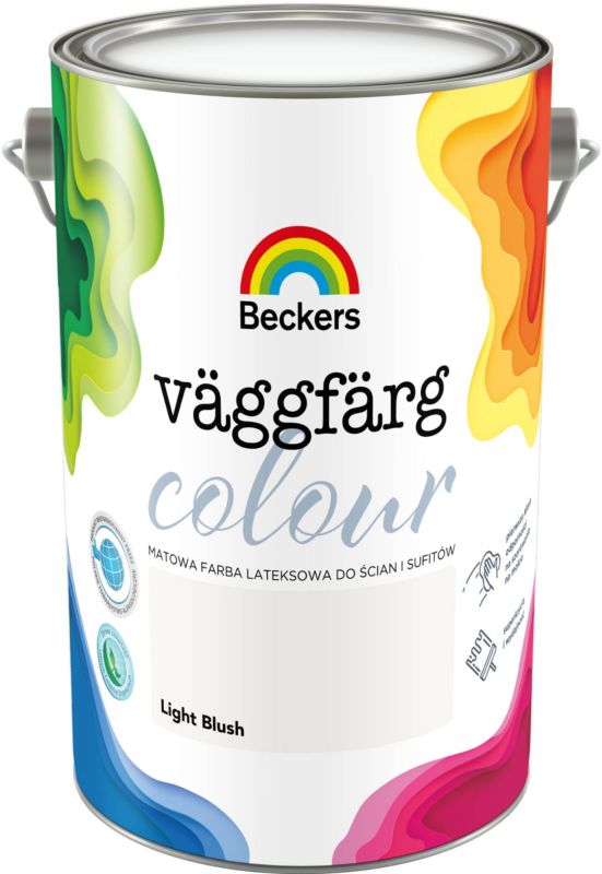 Beckers Vaggfarg Colour latexmaling light blush 5 l