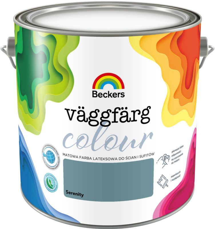 Beckers Vaggfarg Colour serenity latexmaling 2,5 l