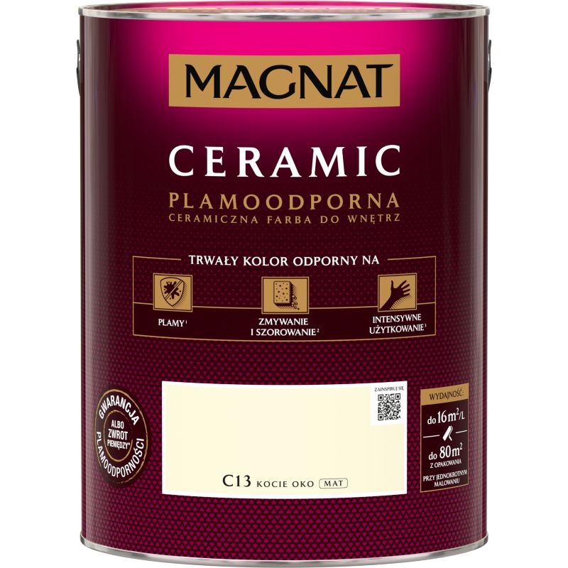 Magnat Ceramic C13 kattesølv maling 5 l