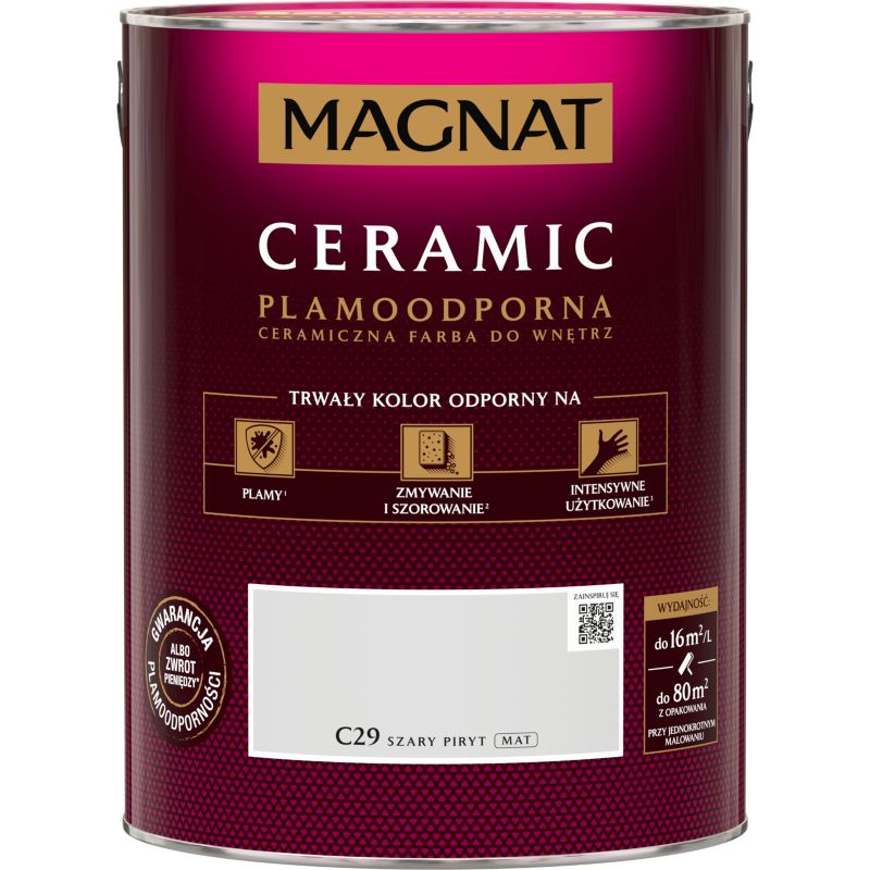Magnat Ceramic maling C29 grå pyrit 5 l