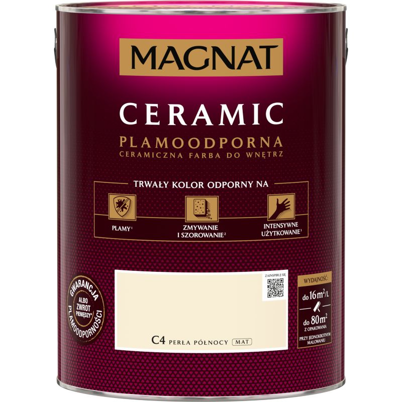 Magnat Ceramic maling C4 perle af nord 5 l
