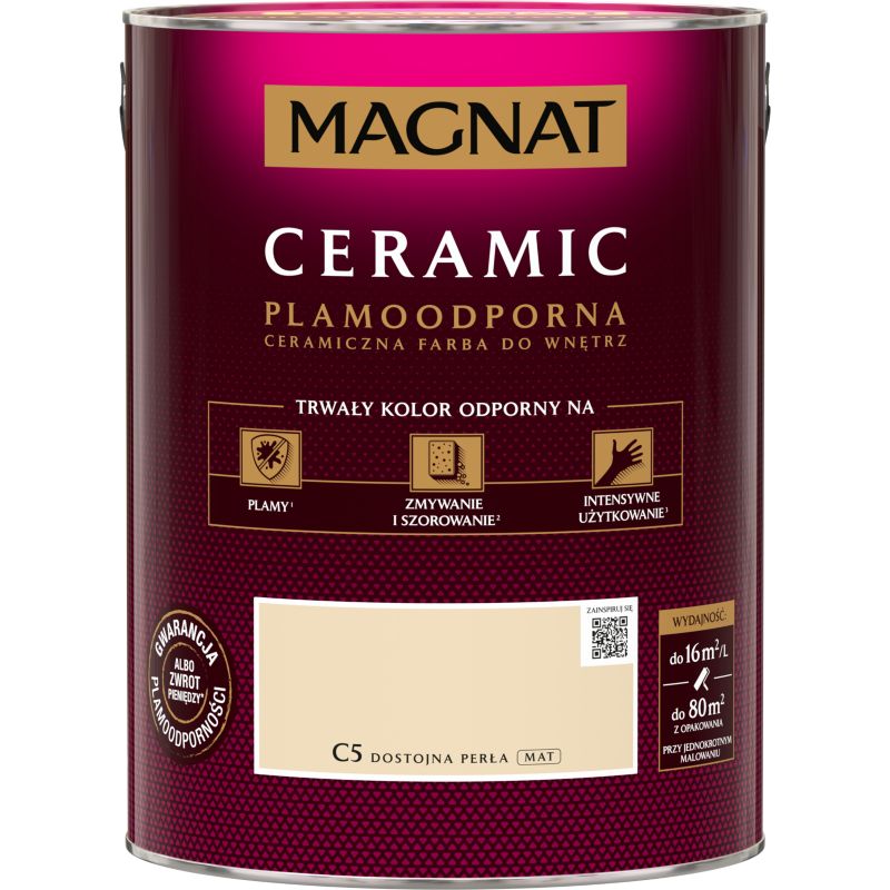 Magnat Ceramic C5 maling i ædel perlemor 5 l