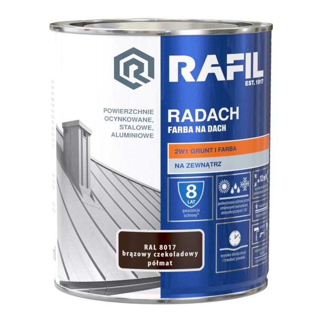 Tagmaling Rafil Radach chokoladebrun RAL8017 0,75 l
