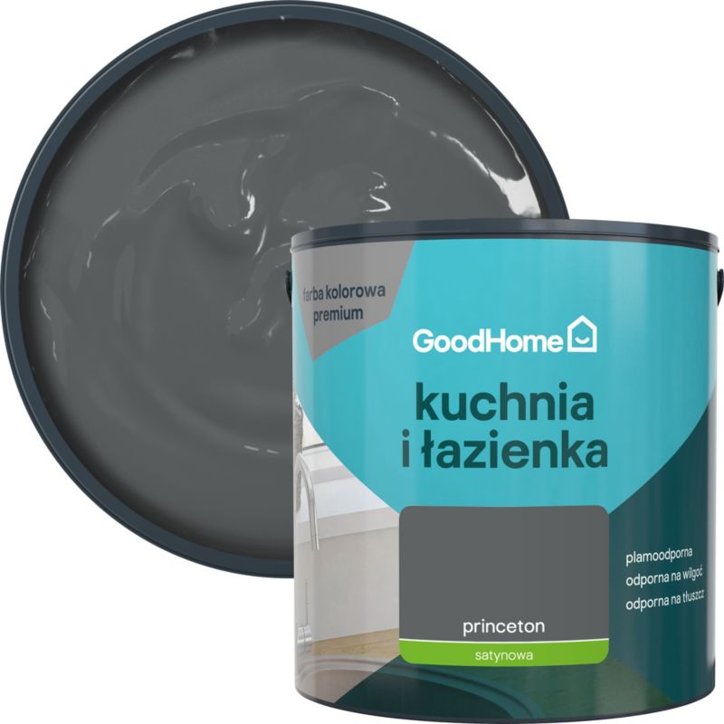 GoodHome plamemaling til køkken og badeværelse Princeton 2,5 l