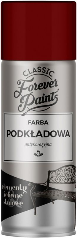Forever Paints 400 ml antikorrosionsprimer i rød oxidrød