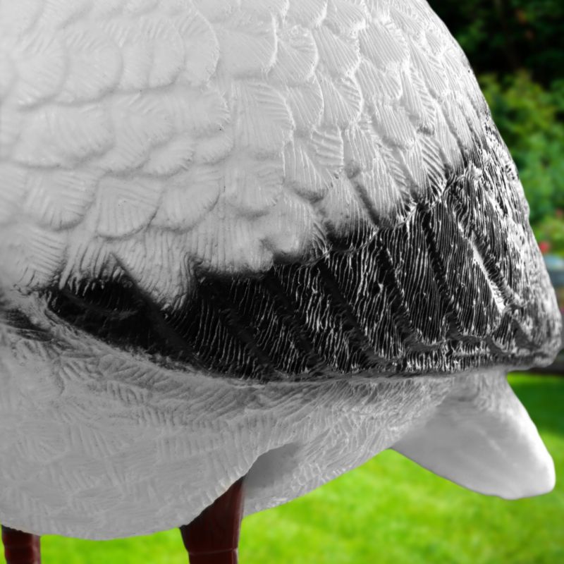 Stor stående storkefigur til haven KADAX XXL – 1 stk.