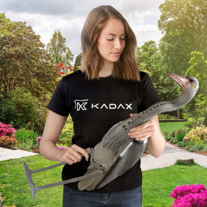 KADAX havefigur stor grå hejre 70 cm XXL – 1 stk.