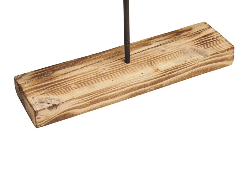 Dekorationsfigur Colima i paulowniatræ Cottage Rustik Lys træ 1 stk.