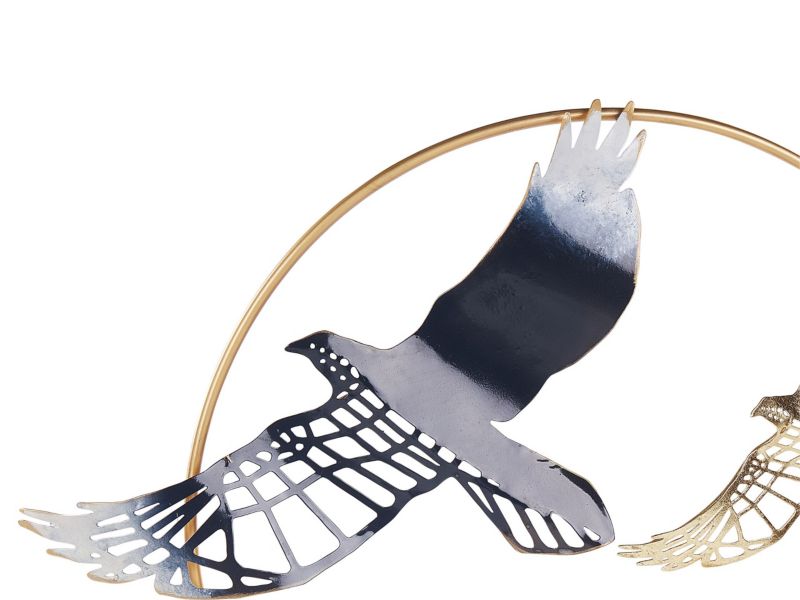 Dekorativ figur Samarium jern moderne guld 1 stk.