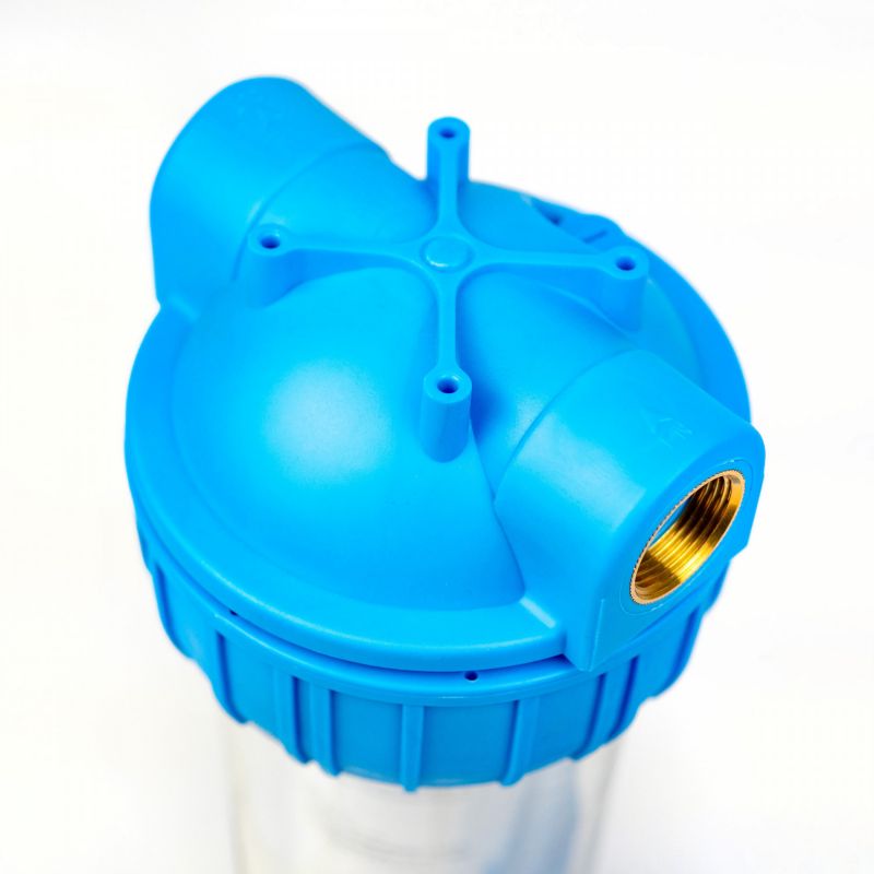 Wessper vandfilter med 1" rørkrop, nøgle, beslag og 10" skumindsats – 5 dele sæt