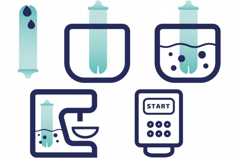 AquaFloow vandfilter til Jura espressomaskine, erstatning med kulfilter, 5 stk.