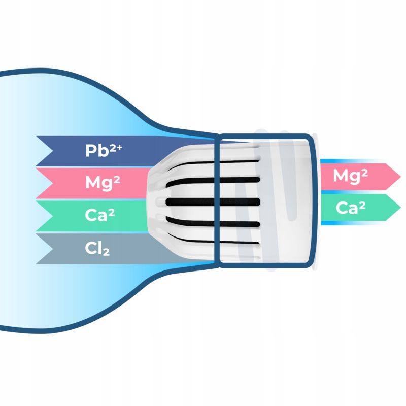 Wessper Actitex™ aktivt kul vandfilter til Dafi Soft flaske – erstatningssæt, 10 stk.