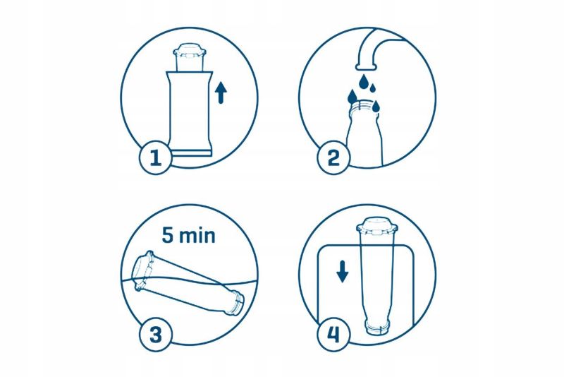 Wessper vandfilter til Krups, Nivona og Melitta espressomaskiner, erstatningsfilter, 12 stk.
