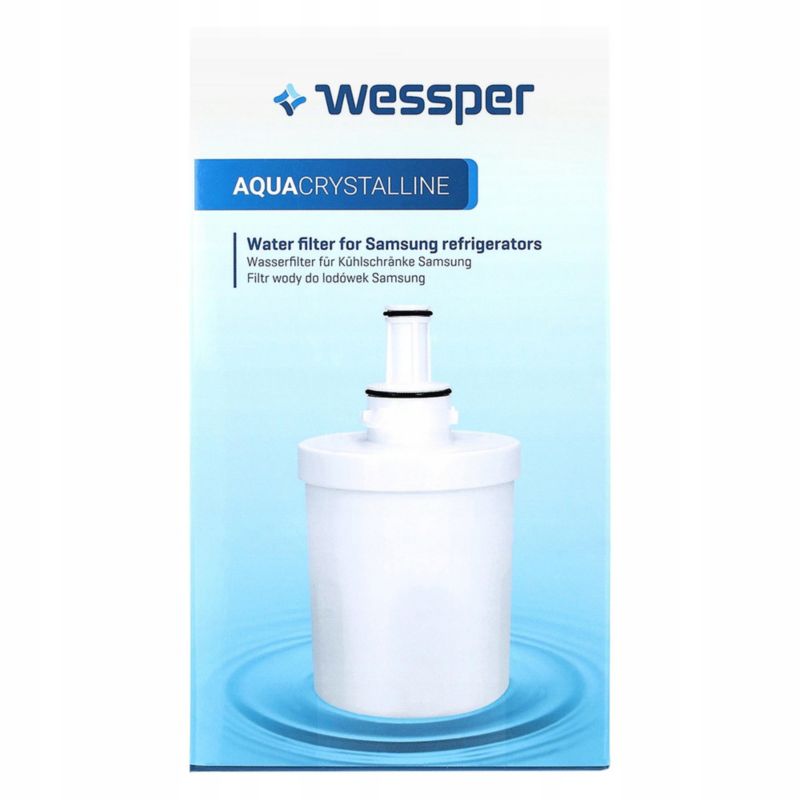 Wessper vandfilter til Samsung køleskab, erstatning DA29-00003F DA29-00003G, 1 stk.